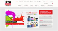 Desktop Screenshot of litho.co.uk