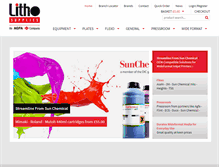 Tablet Screenshot of litho.co.uk